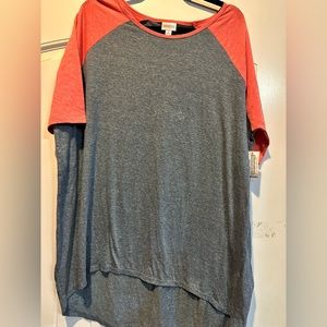 NWT lularoe brand Irma shirt. Size large.